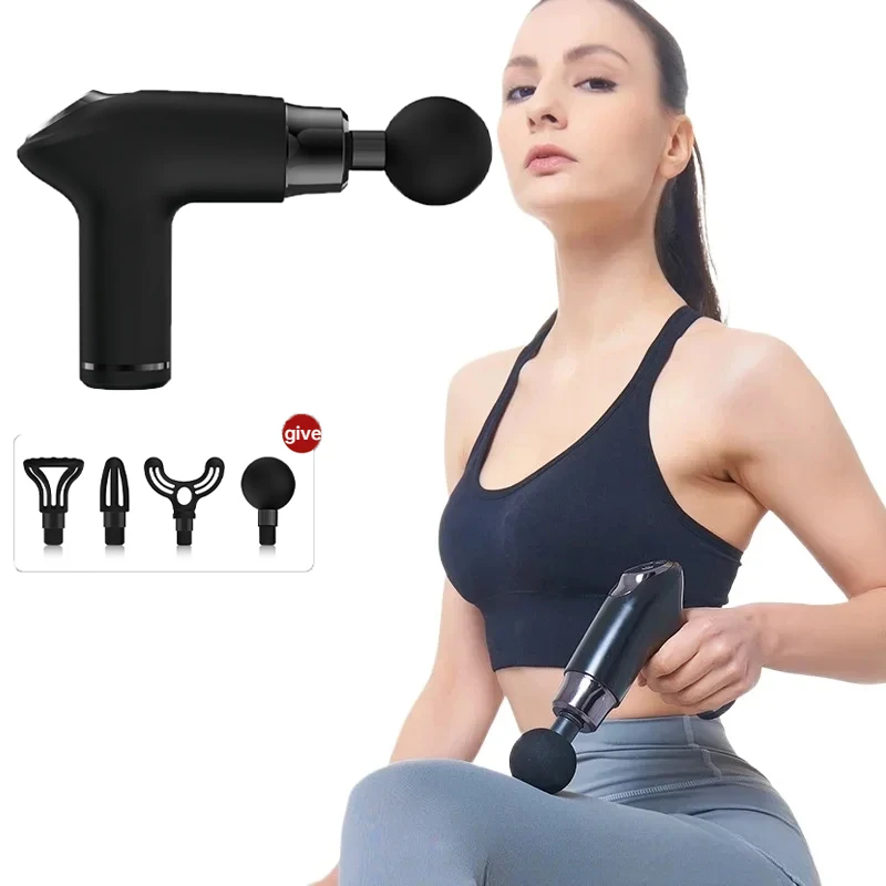 Mini Fascia Gun Muscle Relaxation Massage Shock Electric Whole Body Massage Gun Relieves Fatigue and is Convenient to Carry