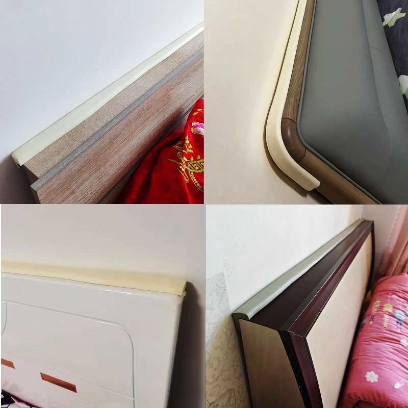 2M Weicher Bettschutzstreifen Wand-Baby-Sicherheitsstreifen Bettlückenfüller Bettkopfteil Anti-Kollisions-Streifen NBR Tischecken-Schutzleiste – Detail 6