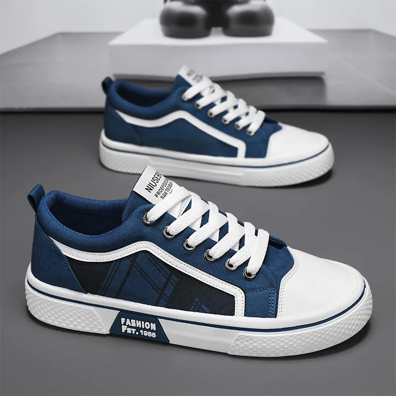 Men's Large Canvas Shoes 2026 Summer New Youth Style Casual Breathable Sneakers