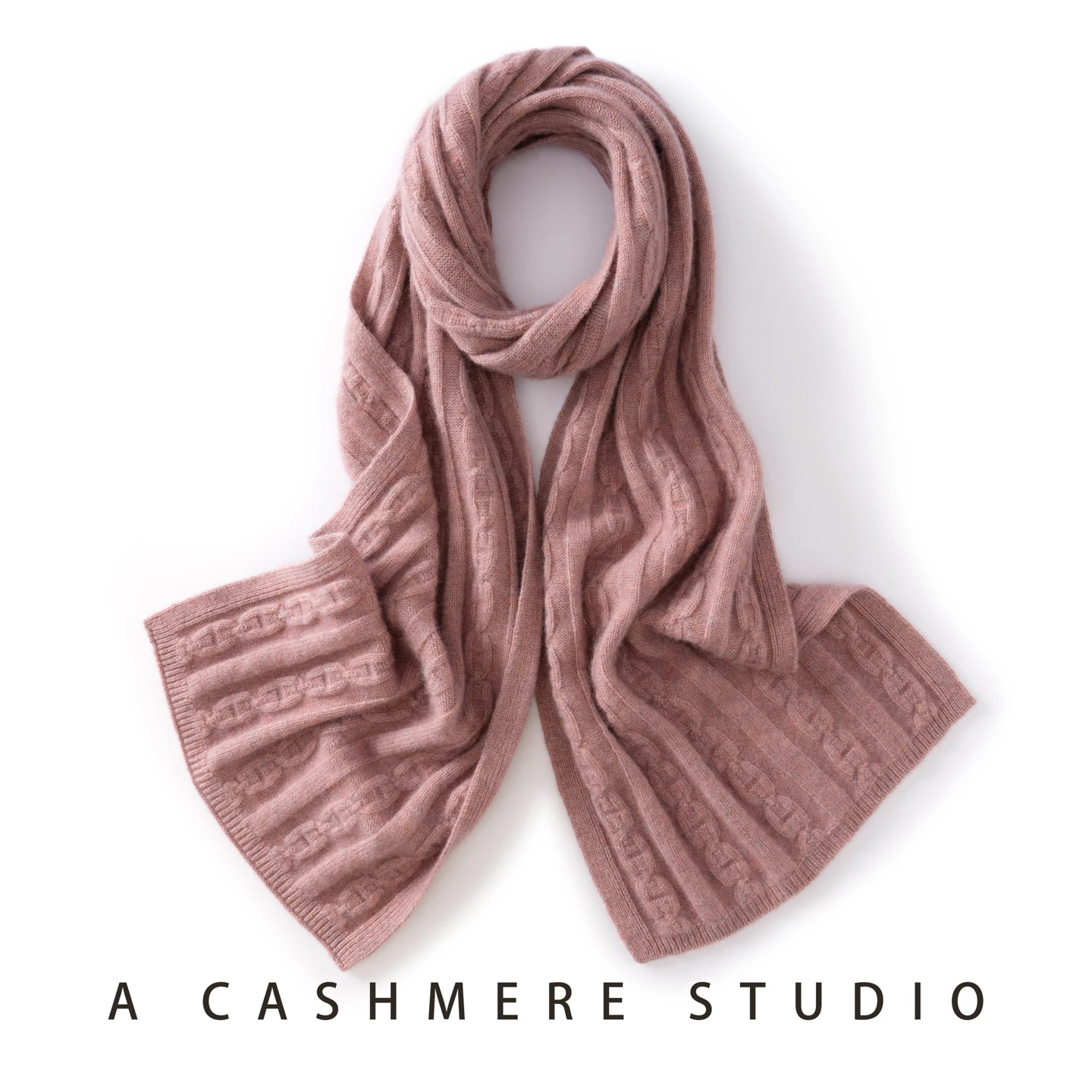 MERRILAMB Syal Wanita Kasmir 100% Berkualitas Musim Gugur Musim Dingin Syal Rajut Solid Hangat untuk Luar Ruangan Syal Kasual Tebal