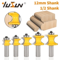 YUSUN  12MM 12.7MM Shank Bull Nose Radius Bit Router Bit Woodworking Milling Cutter For Wood Tools