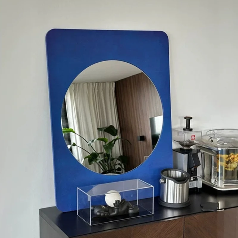 Minimalist Wall Mounted Decorative Mirrors Bauhaus Art Decorative Painting for Sideboard Home Decor Living Room Mirrors Ornament