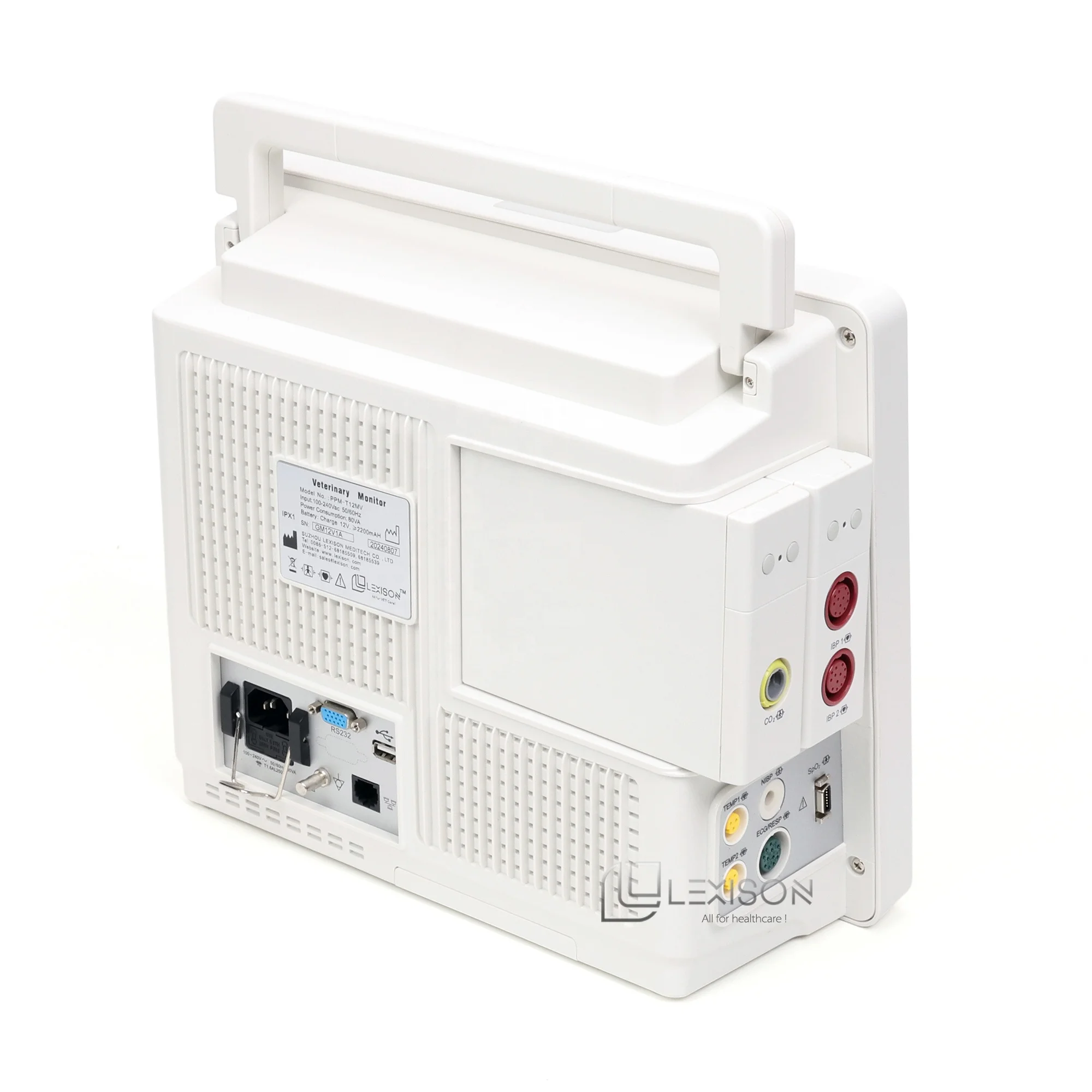PPM-T12MV 12.1-inch Modular Multiparameter Veterinary Patient Monitor for Animals
