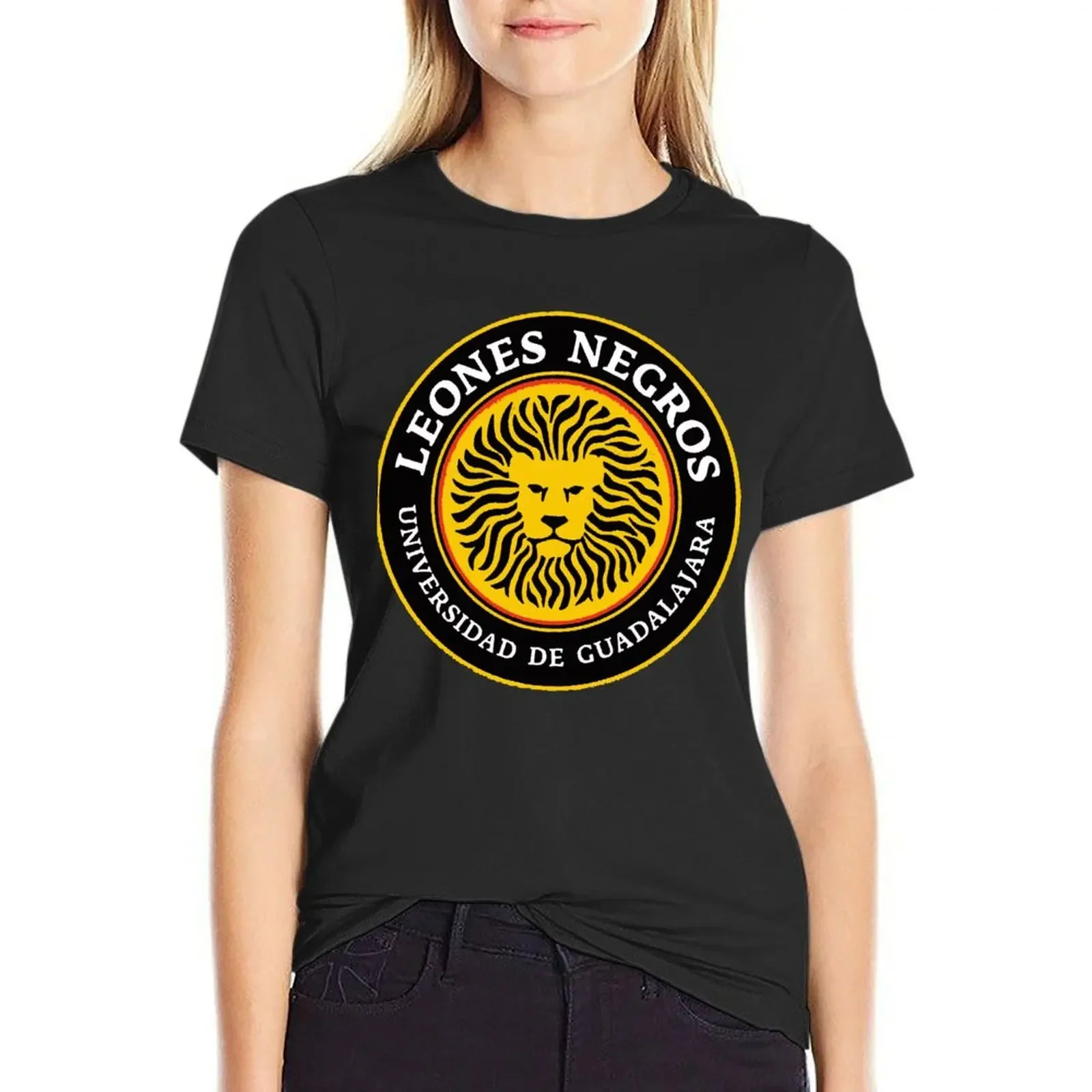 Leones Negros - UdeG - Club Universidad de Guadalajara, from Mexico Classic T-Shirt korean fashion Female clothing woman t shirt