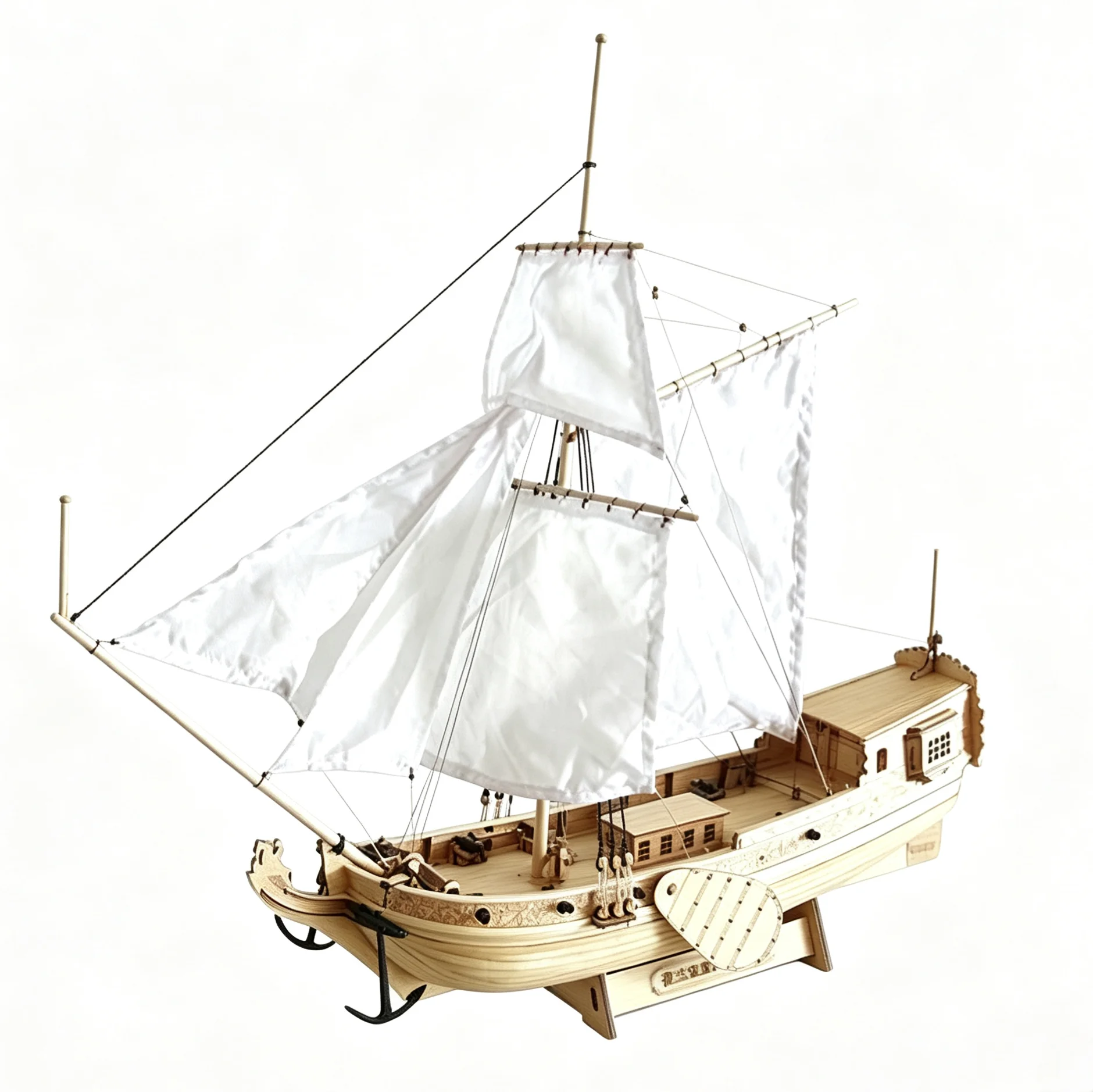 Model Kit Yacht - Kit Model Kapal Layar Kayu Klasik