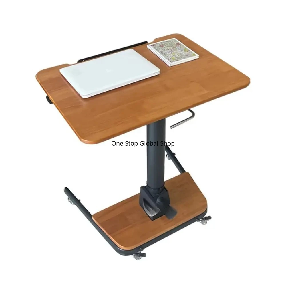 Solid wood lifting folding computer desk Removable and stowable Desk, workbench, home desk