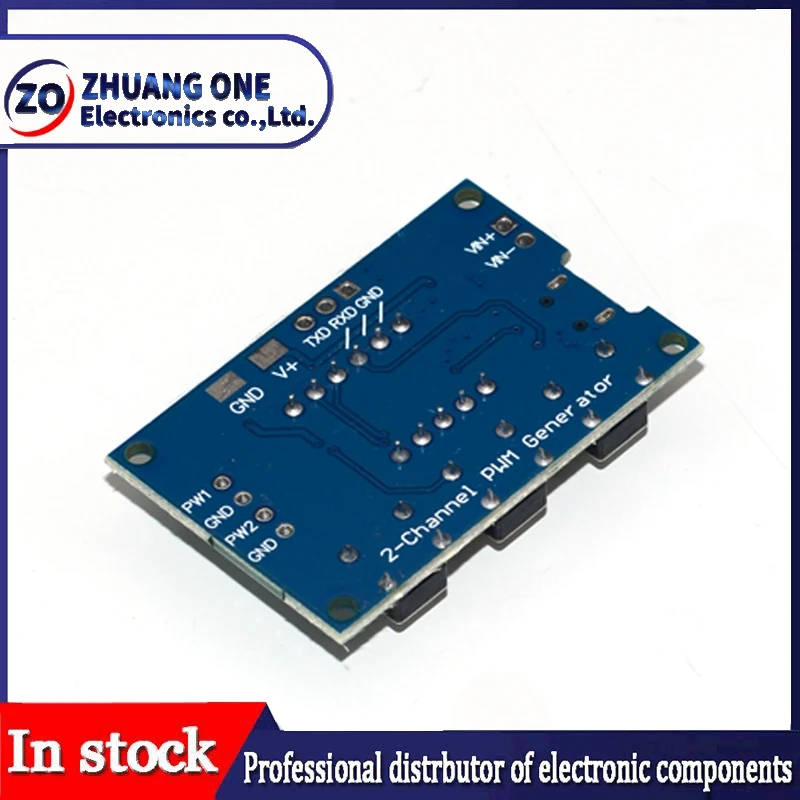 DC 5-30V Micro USB 5V Generatore PWM indipendente di potenza Modulo scheda frequenza impulsi ciclo di lavoro LED digitale a doppia via a 2 canali