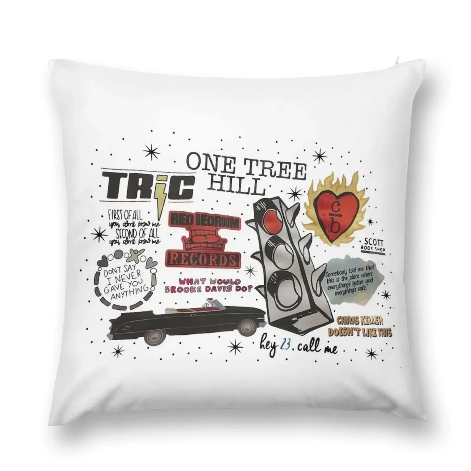 One Tree Hill Throw Pillow New year autumn decoration pillow