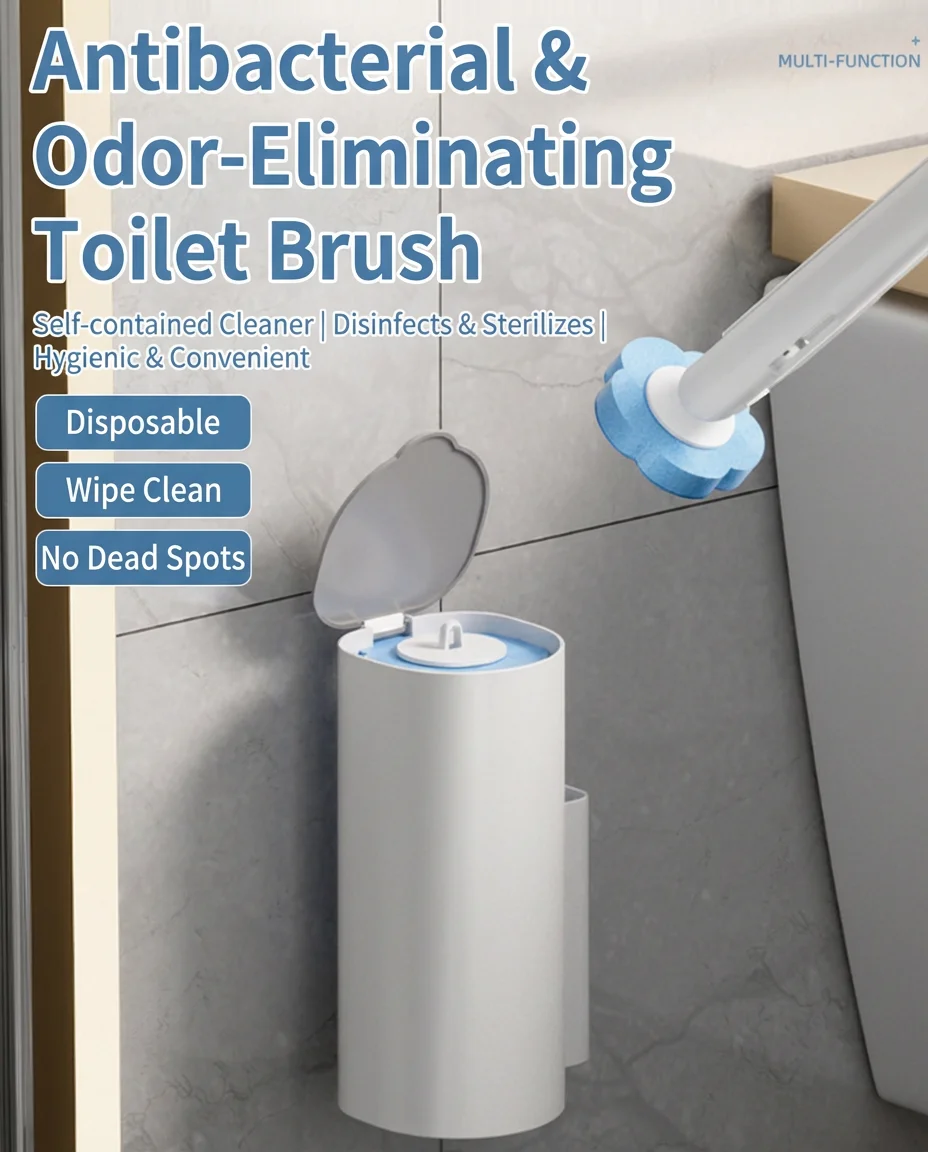 طقم تنظيف المرحاض المثبت على ا - مراجعة Home Bathroom Cleaning Kit وسعره