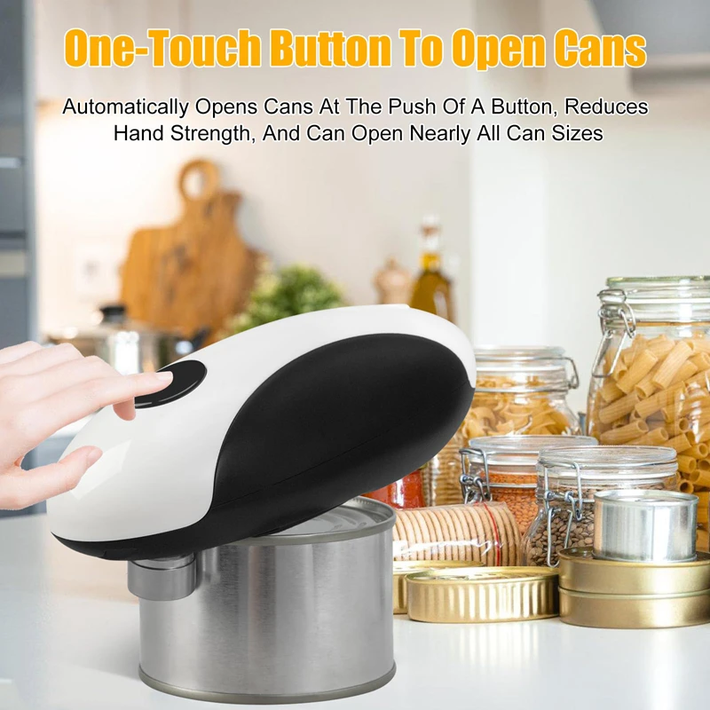 

Fully Automatic Electric Can Opener Usb Charging Kitchen Electric Small Tool One Click Electric Bottle Opener For Any Can