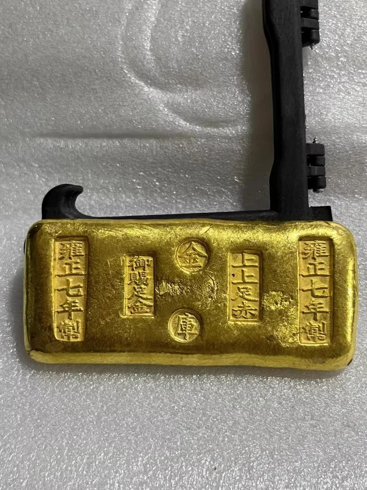 Gold Ingots Qing Dynasty Gold Ingots Gold Yuan Gold Ingots Gold Bars Lion Head Gold Ingots Gold Ingots