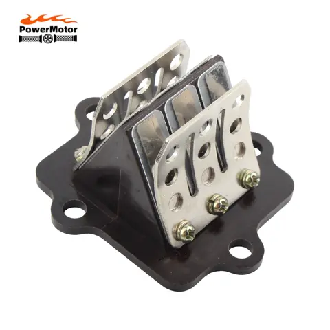 Motorcycle Intake Reed Valve Two-Stroke Scooter Intake Reed Valve Block With Petals Membran Assy For Yamaha Jog50 Jog90 3KJ