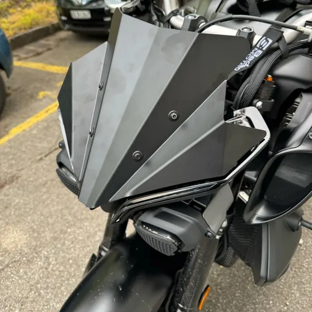 For Yamaha MT-10 MT 10 MT10 2022 2023 2024 Motorcycle Front Screen Windshield Fairing Wind screen Decorate Deflector Accessories