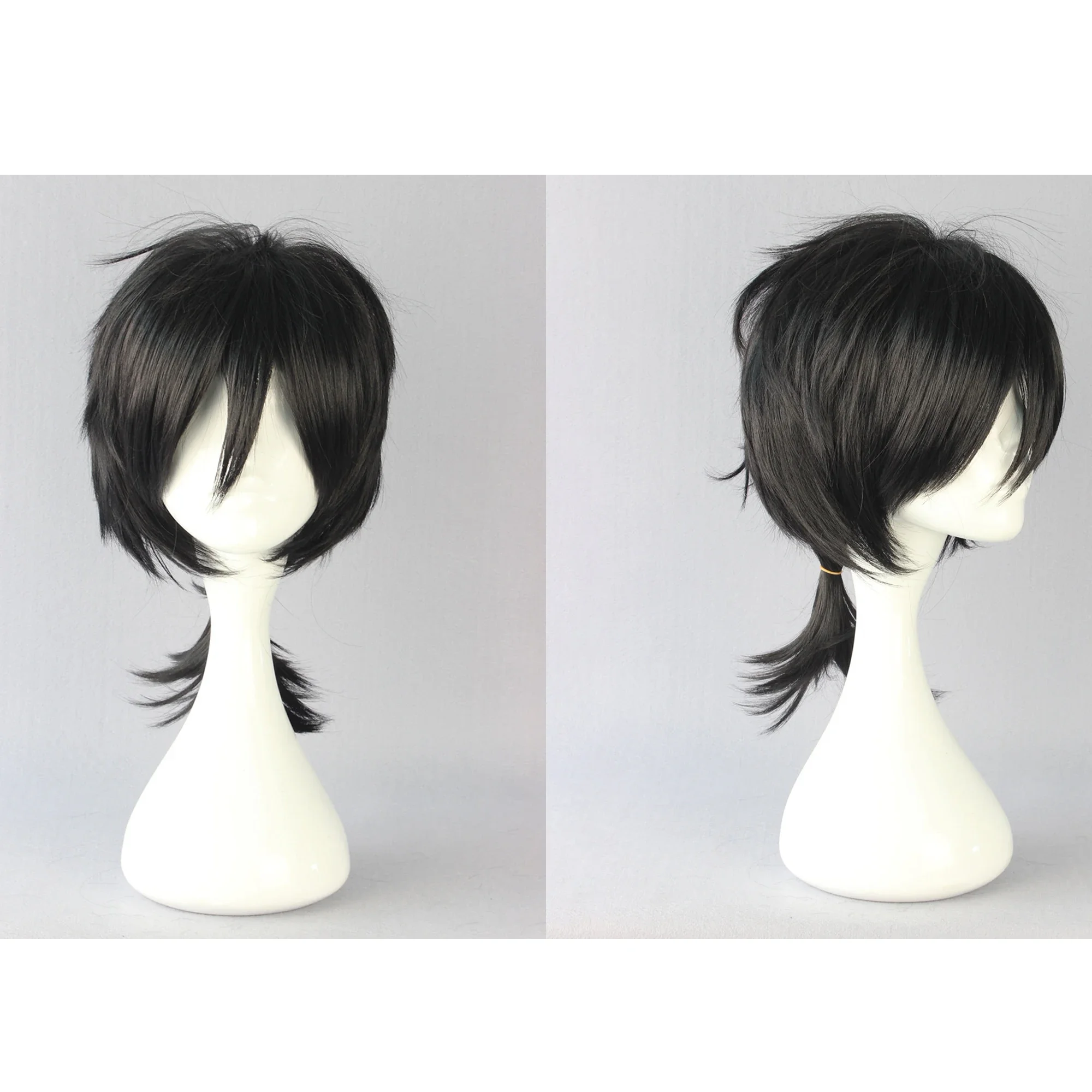 Perruques Synthétiques Noires pour Femmes، Perruques Bonnes Uniques pour Femmes Noires