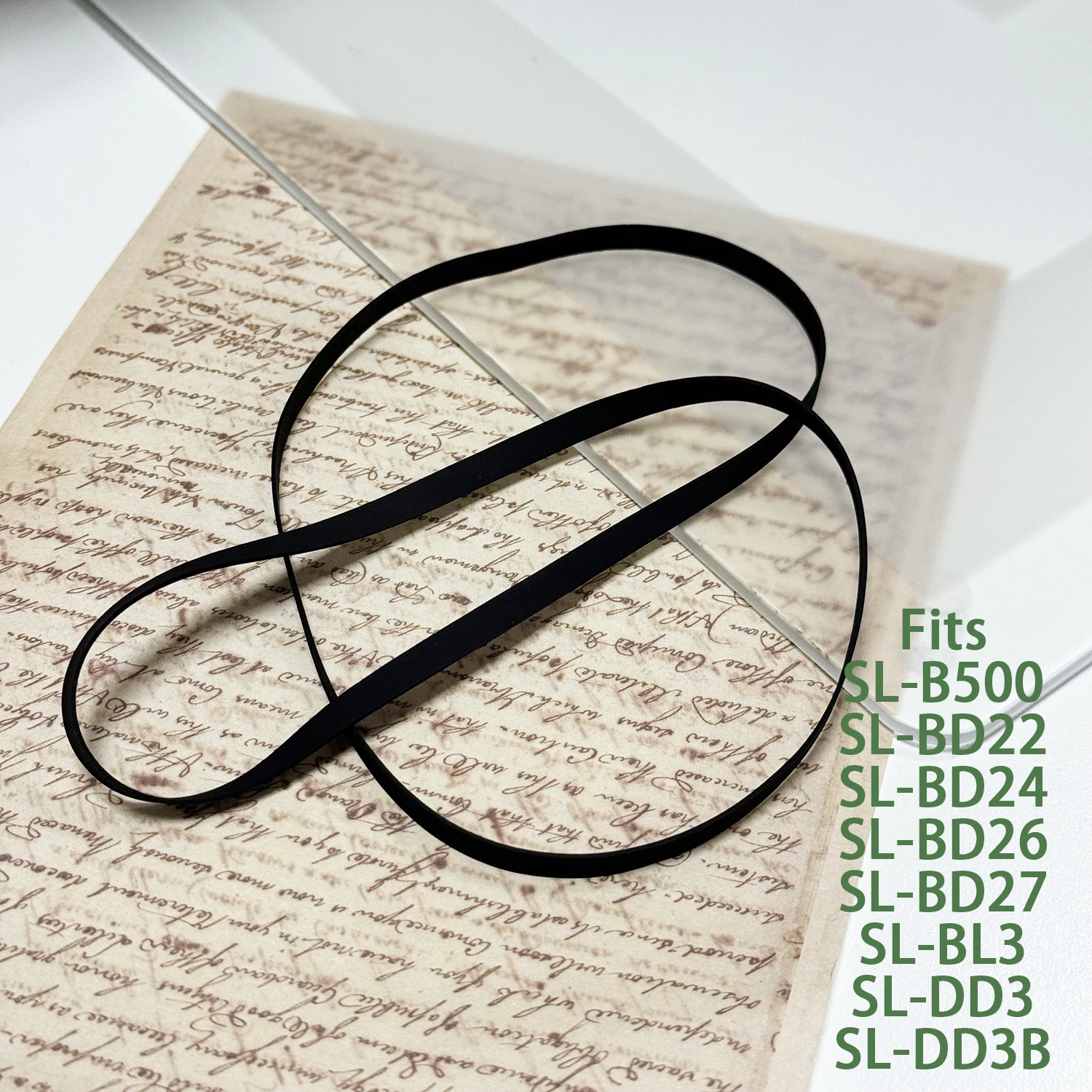 Flat Drive Belt Fits Technics SL-B500 SL-BD22 SL-BD24 SL-BD26 SL-BD27 SL-BL3 SL-DD3 SL-DD3B Turntable Platter Belt Repair
