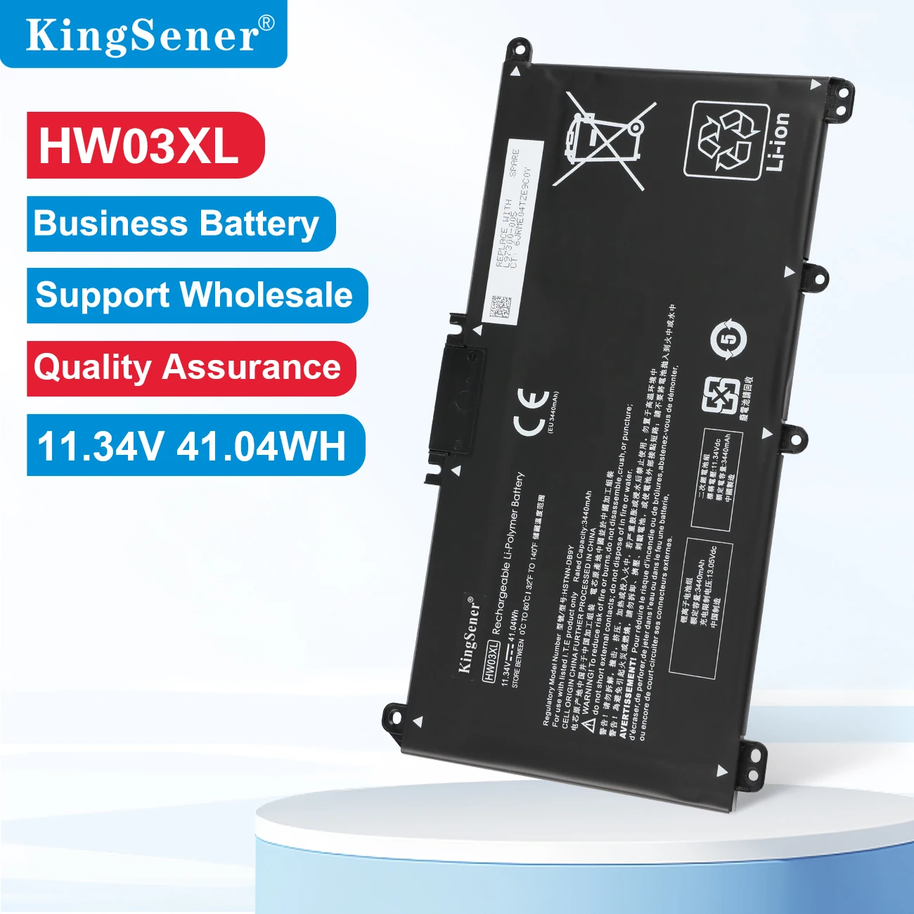 

KingSener HW03XL Battery For HP Pavilion 15-EG 15-EH Series 15-EG0XXX 15-EH0XXX 15-eg1025cl HSTNN-LB8U L97300-005 HSTNN-IB90