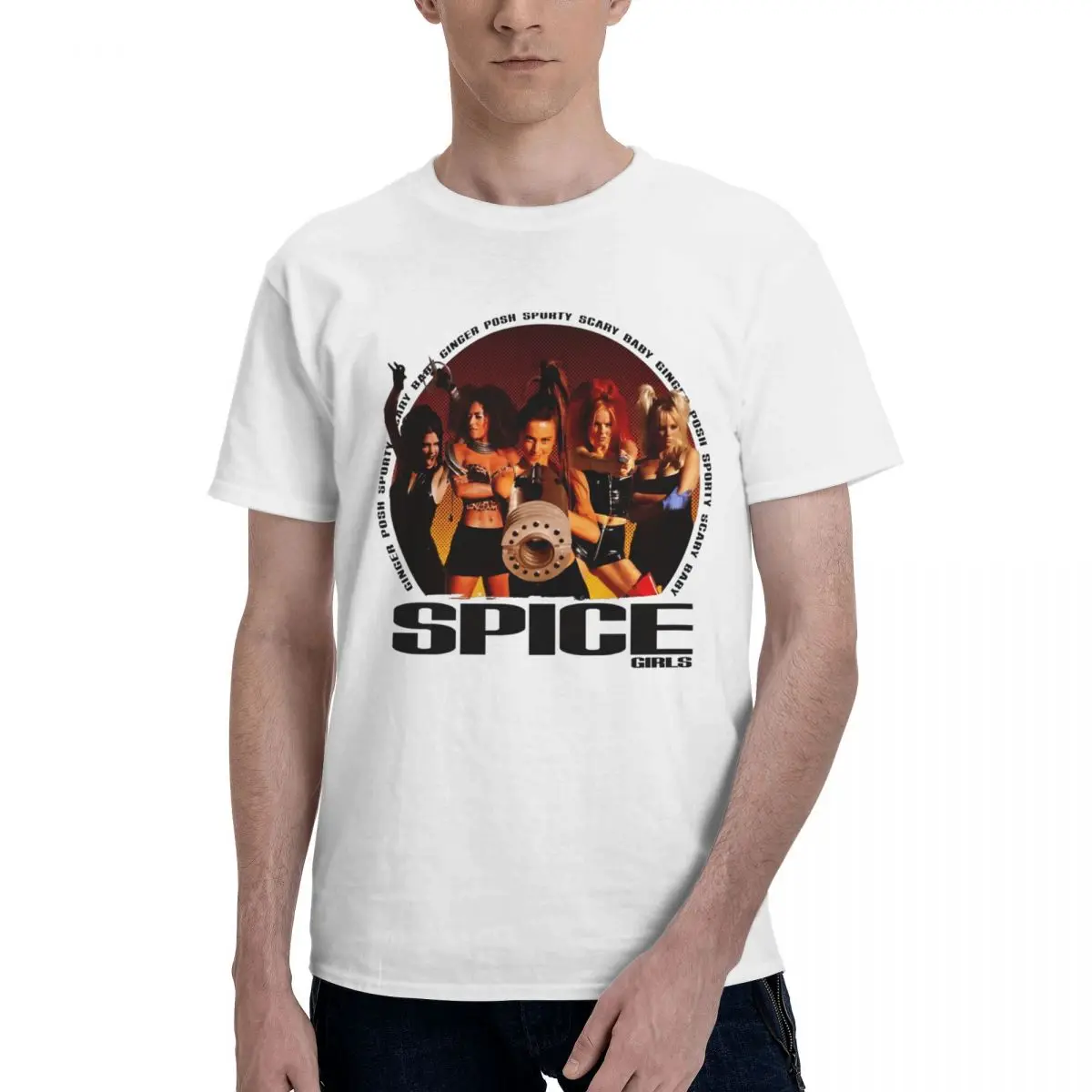 SPICE GIRLS WORLD TOUR Trending T Shirts Graphic Y2K Pops Crewneck Men Women T-Shirt Tops