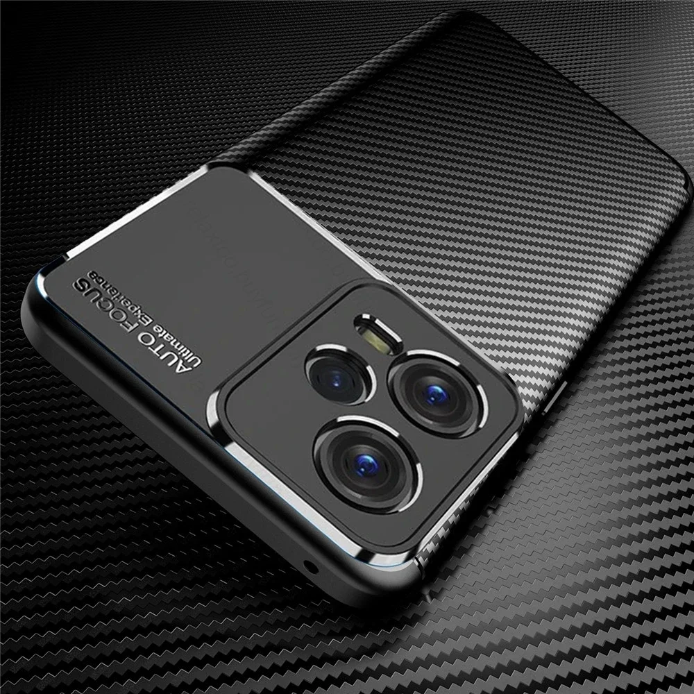 

Redmy Note12 Pro+ 5G Case Matte Carbon Fiber Pattern TPU Soft Cover For Redmi Note 12 Pro Plus 5G Slim Silicone Shockproof Coque