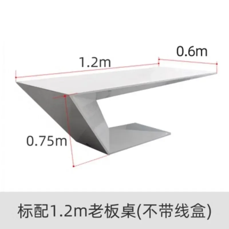 Weiße, moderne, ästhetische, luxuriöse, ergonomische Mesa Escritorio-Möbel