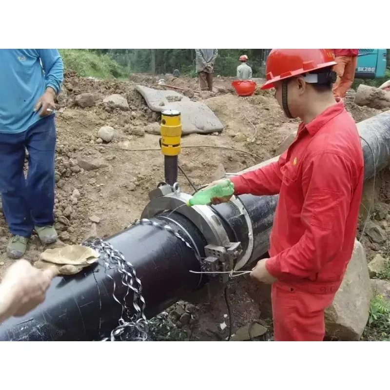 OCE-305 Outside Mounted Split Frame Pipe Cold Cutting Beveling Facing Machine 6-10 Inches