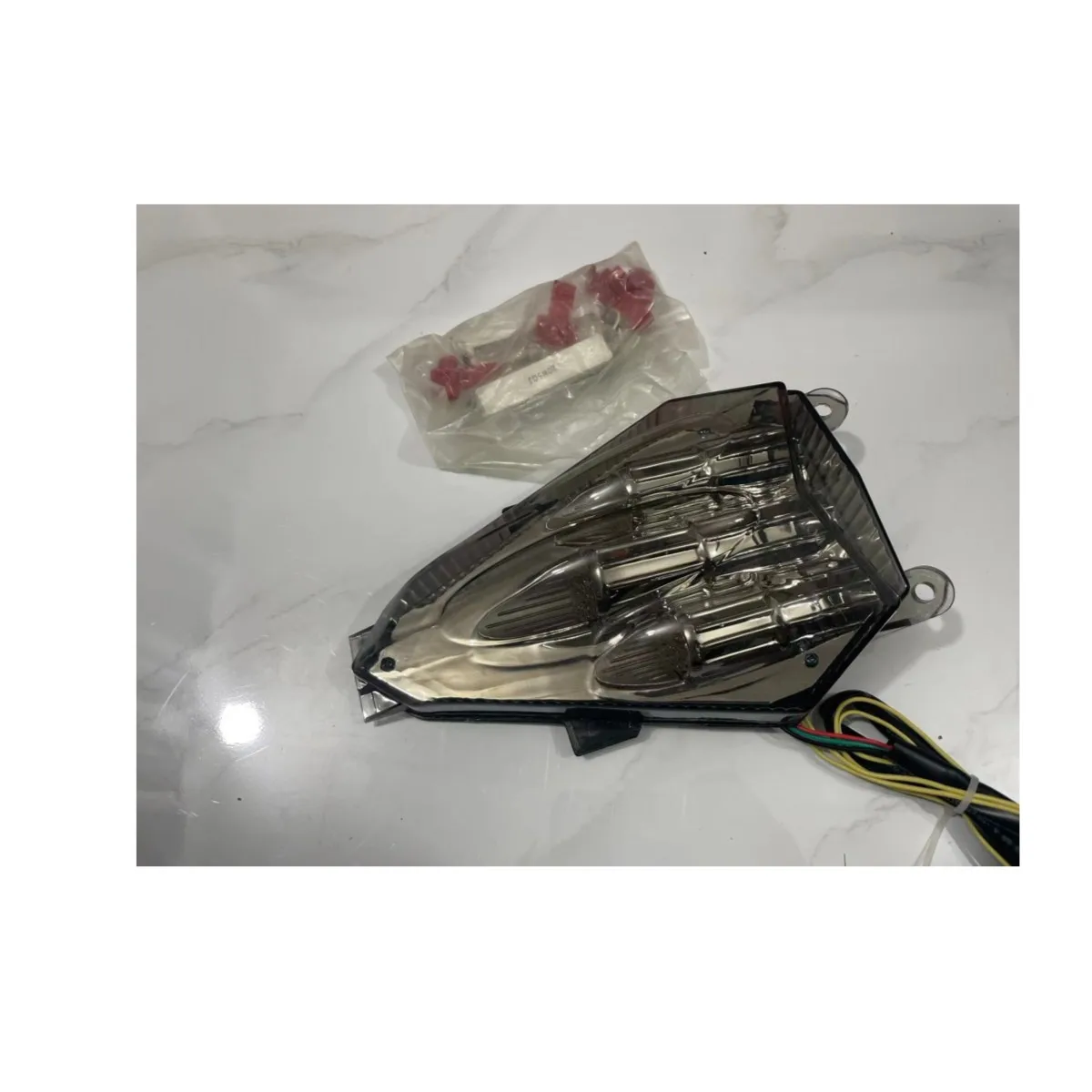 دراجة نارية LED بدوره إشارات المتكاملة الذيل ضوء الفرامل الخلفية تشغيل مصباح الضوء الخلفي لياماها YZF-R6 R6 R 6 2006-2013 07 08 09 10