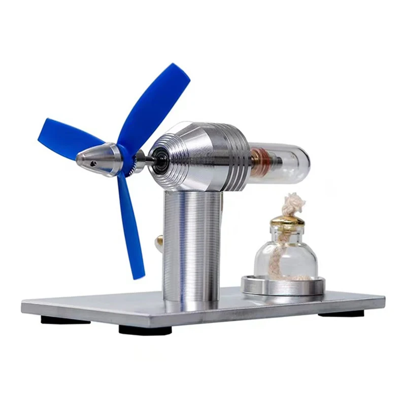 Stirling Fan Engine Model Physics Steam Engine Technology Science Experiment Power Generation Toy