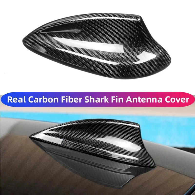 Auto Carbon Fiber Shark Fin Antenna Cover For BMW F22 F87 M2 F30 F35 F80 M3 G20 F32 F36 F82 M4 G30 G38 F90 M5 G11 G12