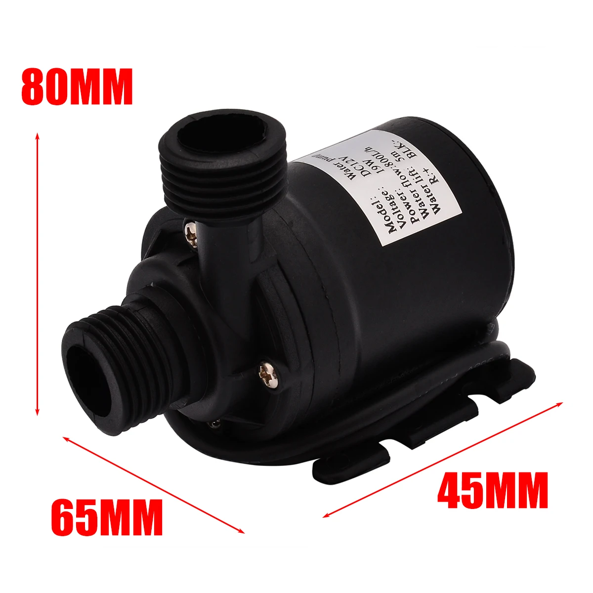 5M 800L/H DC12V Ultra Quiet Mini Submersible Water Pump Lift Home Garden Waterproof Brushless Motor Water Pump