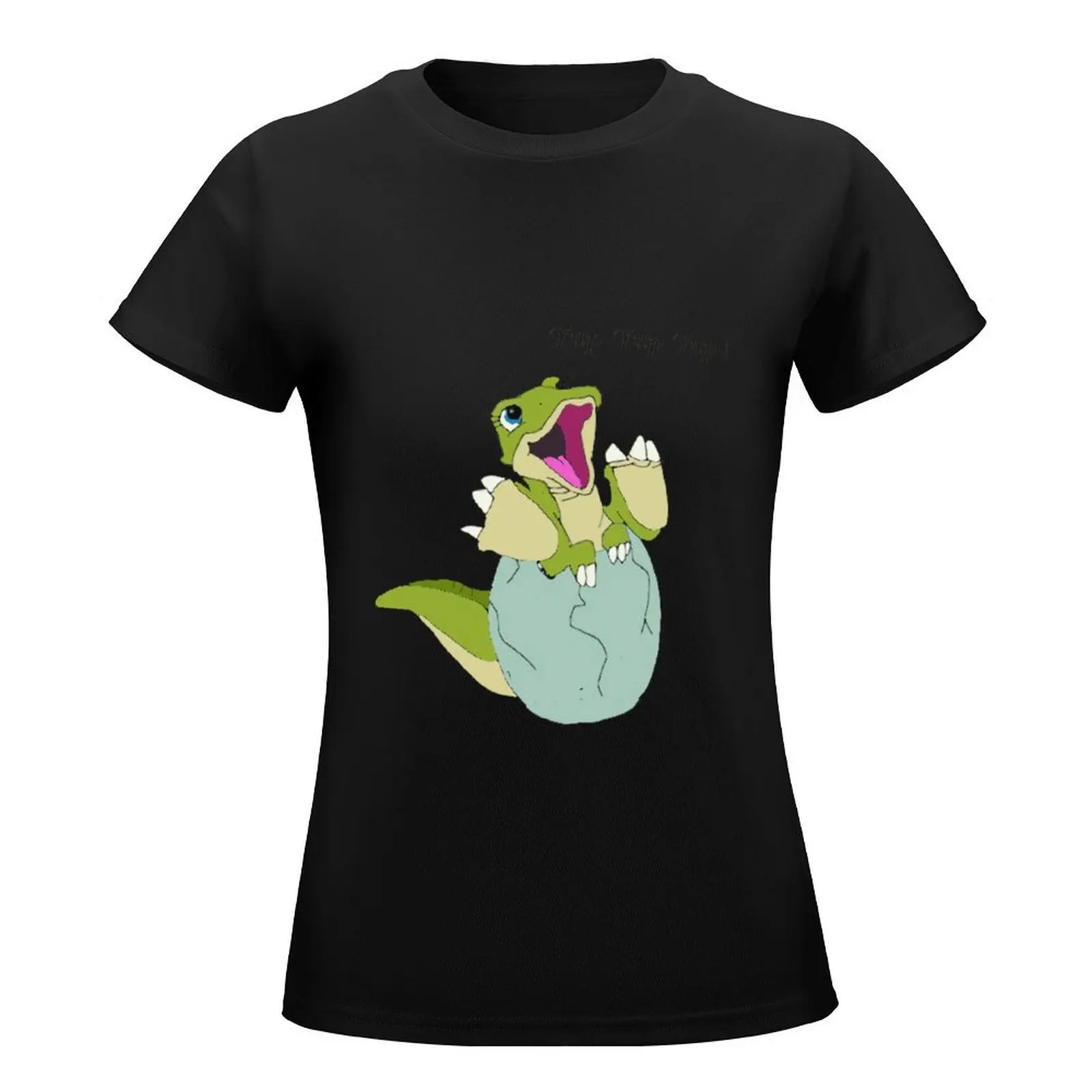 The Land Before Time T-Shirt Aesthetic clothing tops graphics summer clothes cat shirts for Women