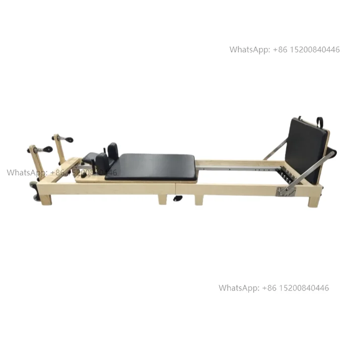 Folding Core Bed NO.2 Premium Foldable Maple Wood Pilates Reformer Space Saving Yoga Training Wooden Equipment