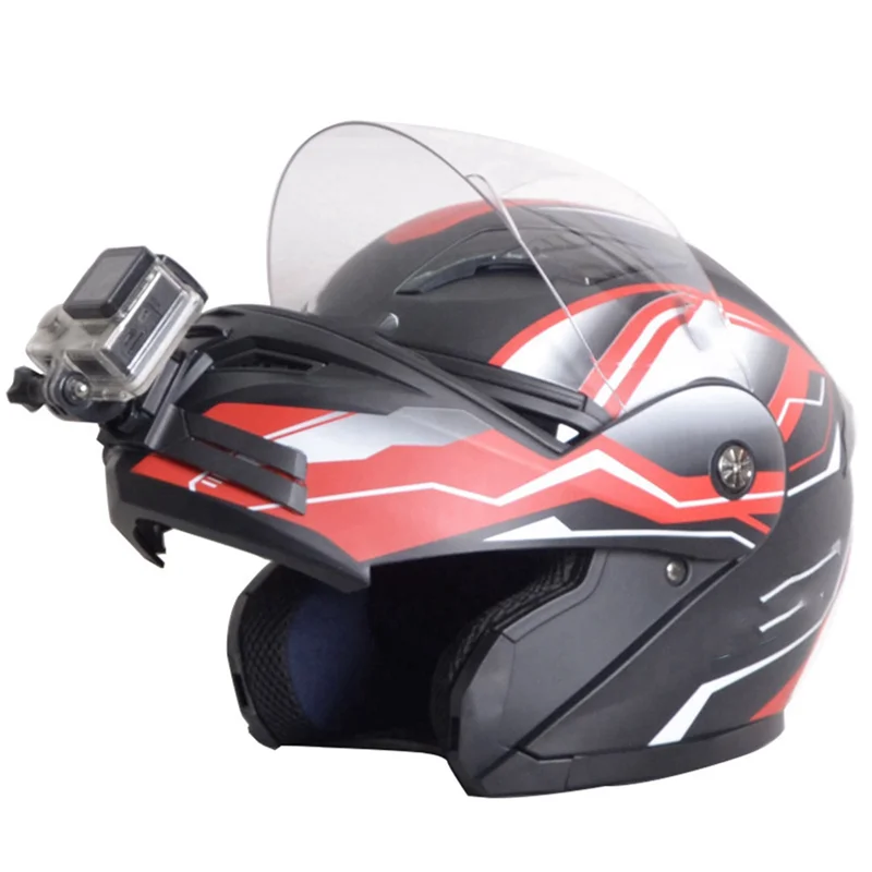 【洗練されたデザイン】3x-オートバイヘルメットあごスタンドマウントホルダー-gopro-hero-10-9-8-7-アクションカメラアクセサリー用