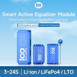 ECUALIZADOR DE EQUILIBRIO activo inteligente, 100, Bluetooth, 1A, 5A, 4S, 6S, 8S, 10S, 12S13S14S15S16S17S20S, 21S, 24S, Li-ion, Lifepo4, Lto