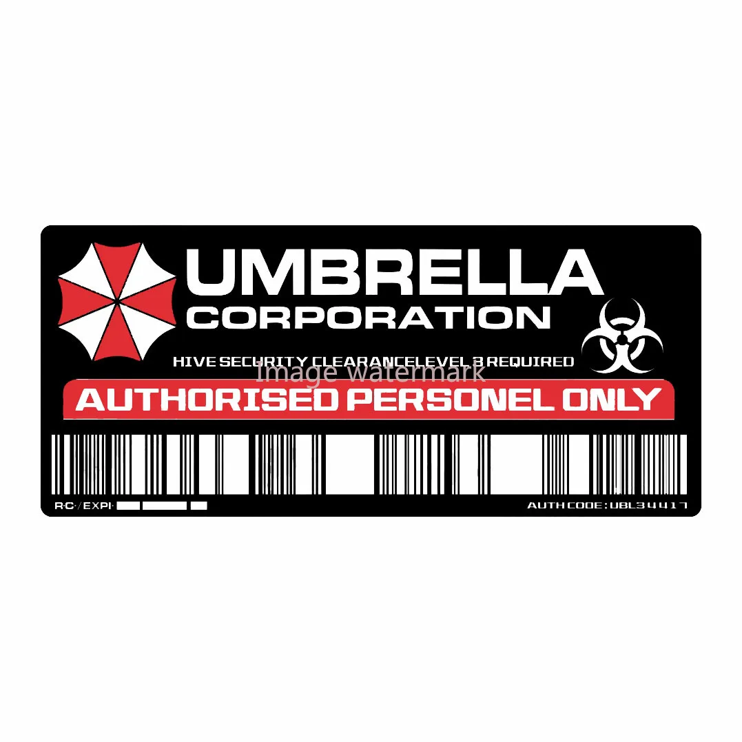 Large Umbrella Decorative Decal Access Sticker Van  Window Car Decal Waterproof Vinyl  car sticker