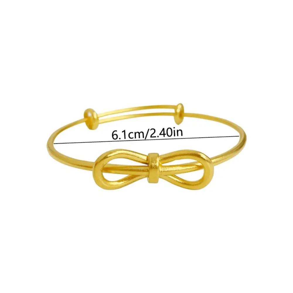 أزياء حلوة Bowknot أساور فاخرة قابل للتعديل القوس الكفة الإسورة للماء جولة القوس تصميم سوار مجوهرات الحياة اليومية