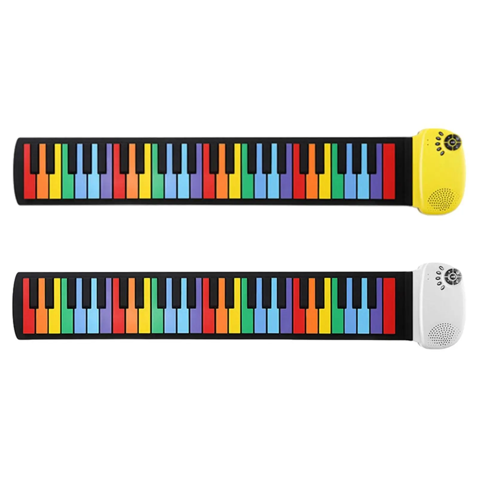 Piano enrollable de 49 teclas, instrumentos musicales, Piano de viaje, Piano plegable eléctrico Digital portátil para niños, principiantes y adultos