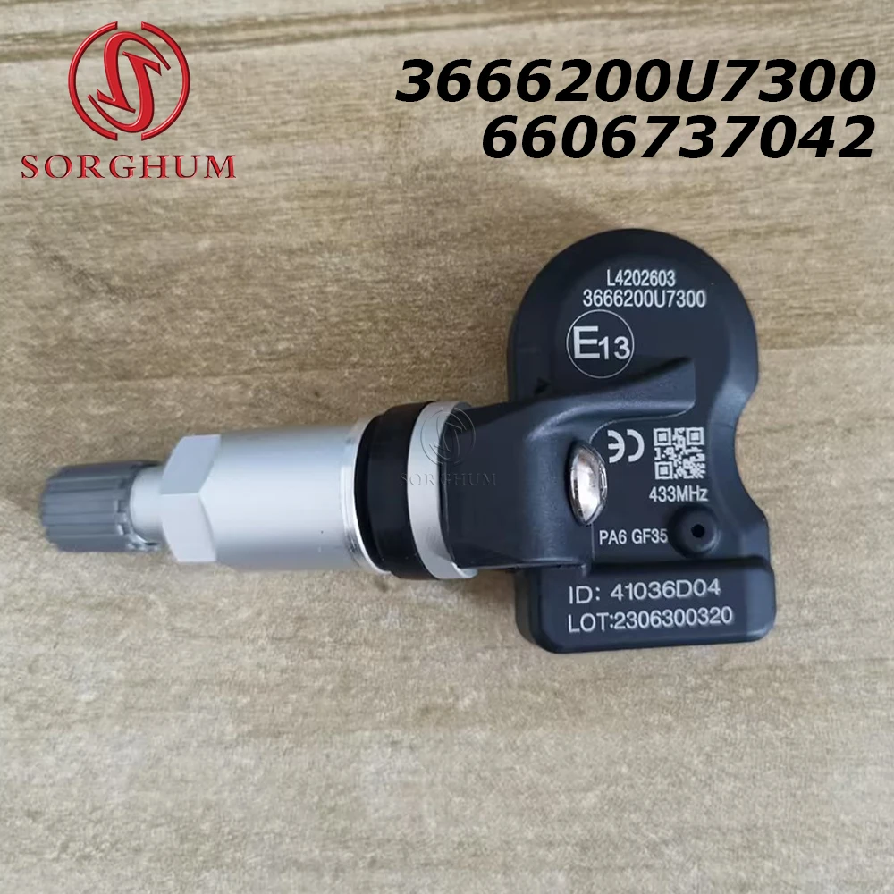 

For JAC Hunter Sehol J7 X7 X8 T8 Geely Jiaji VF11 Okavango VX11 TPMS Tire Pressure Sensor 3666200U7300 6606737042 433MHz