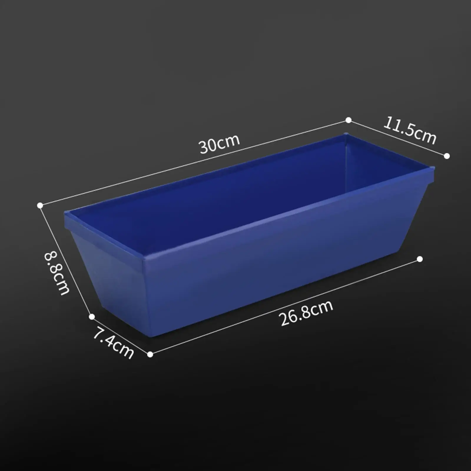 Drywall Mud Pan with Scraping Strips Easy Maintenance Lightweight Accessory