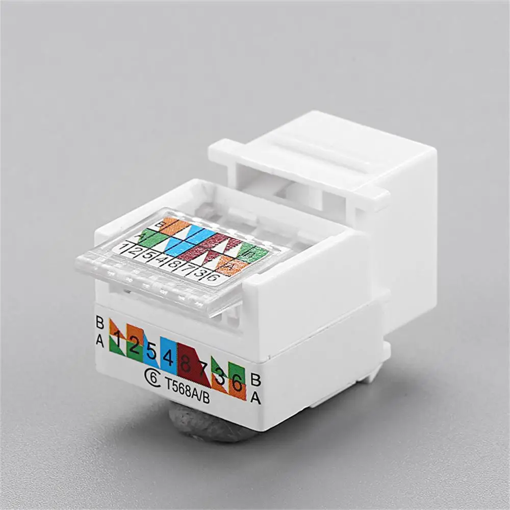 UTP Network Module Tool-free RJ45 Connector Information Socket Computer Outlet Cable Adapter Keystone Jack