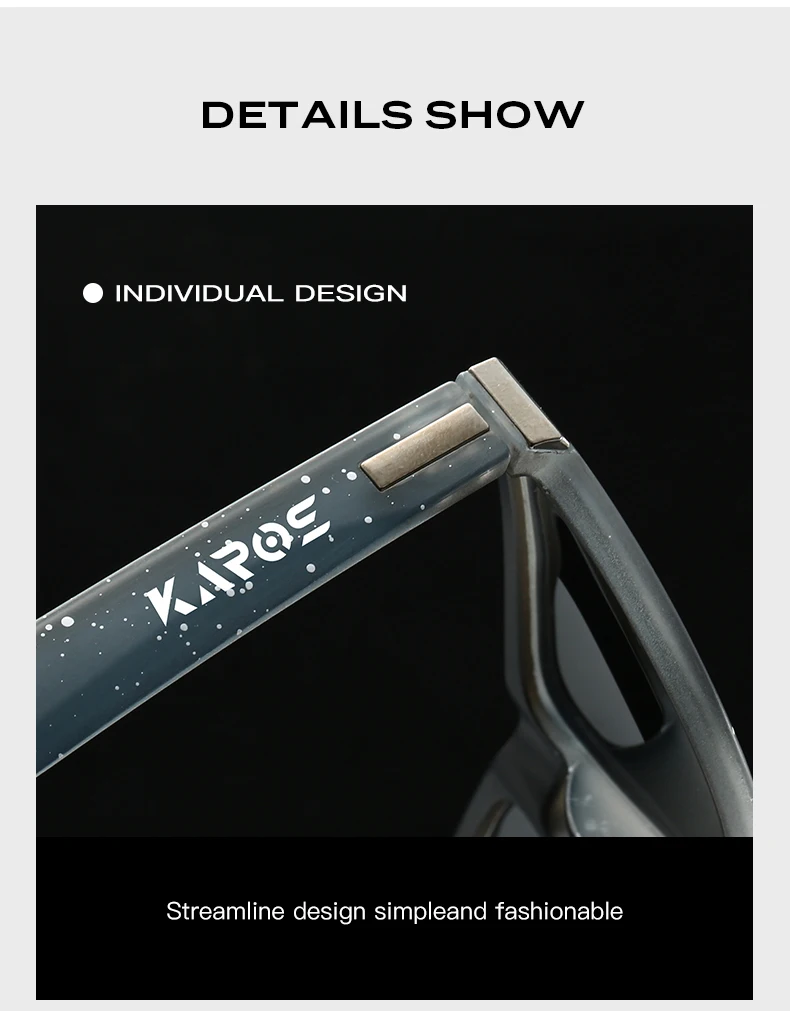 Karos Polarisierte Damenmode Sonnenbrille Luxus Designer Herren Sonnenbrille Sport UV400 Brillen – Detail 6