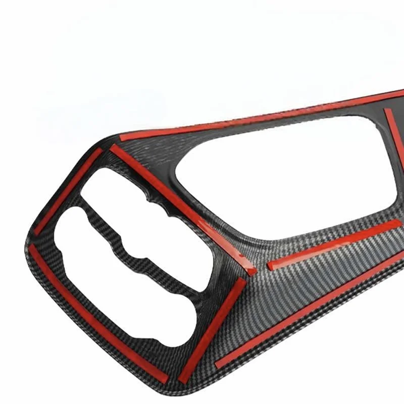 Well Shift Panel Frame Shift Lever Panel Cover Decoration Transmission Gear Selector Cover For Dodge Challenger 2015-2024