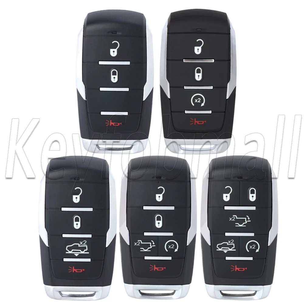 DIYKEY OHT- 4882056 Porte-clés télécommande Smart Prox pour pick-up Dodge Ram 1500 2019 2020 21 22 23 2024 68291692 68442907 Puce 433 MHz 4A