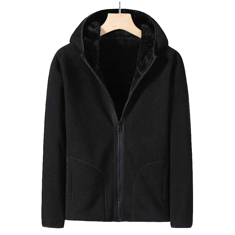 Men's and Women's Thick Fleece, Cashmere Jackets, Double-sided Cardigans, Hooded Fleece Tops.