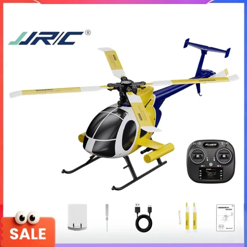 JJRC U9902 RC Helicopter 6CH No Aileron Fixed High Brushless Helicopter One Key Takeoff Landing Stunt Flight RC Plane Adult Toys