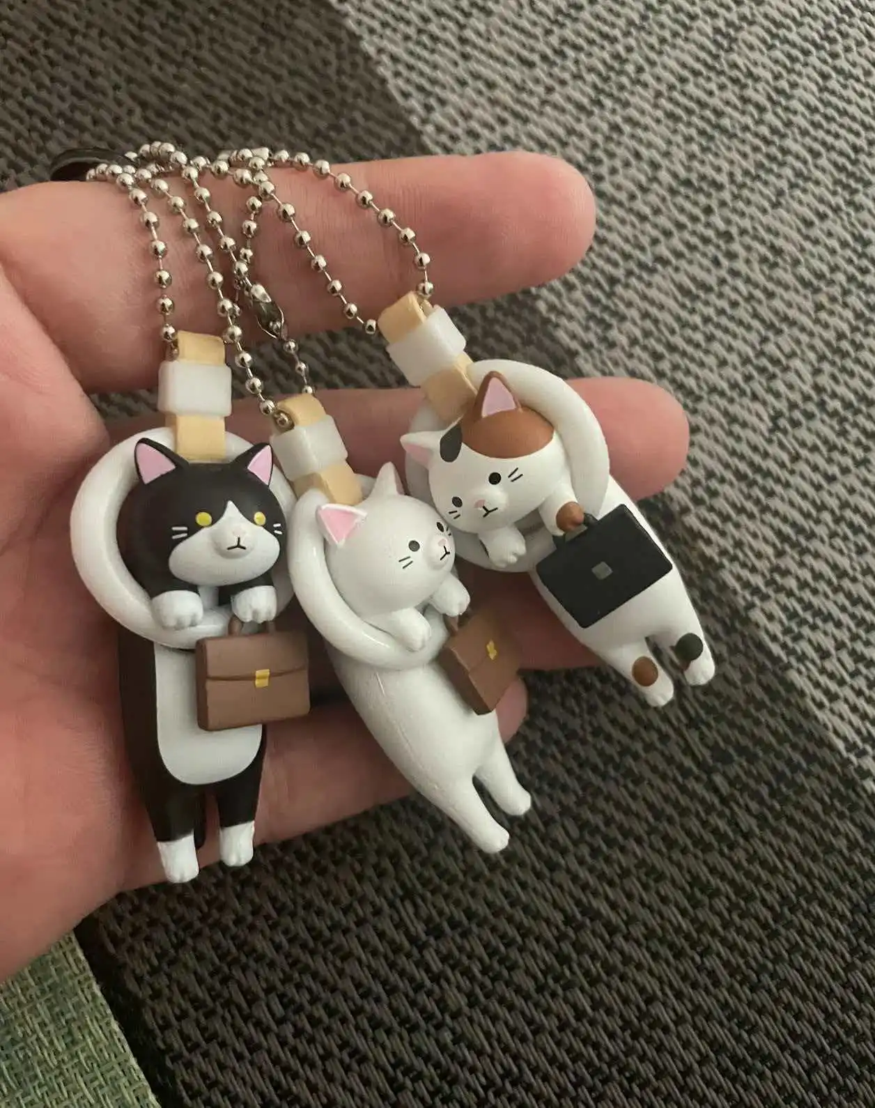 

Милый аниме-брелок-подвеска в виде кошки для сумки, рюкзака, игрушка-капсула из слепой коробки, подарок для друзей на праздник