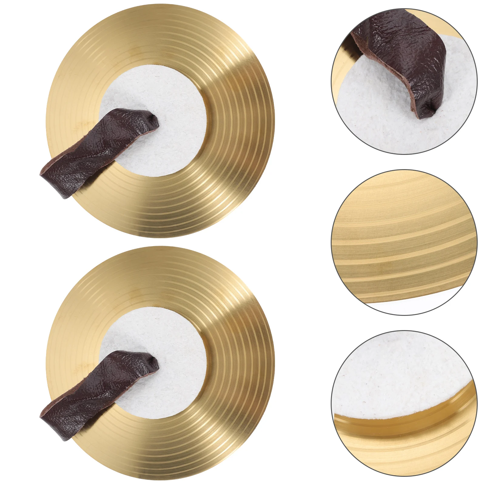 

Military Cymbals Melody Instruments for Kids Wooden Musical Child Alloy Children’s Drum Marching Finger