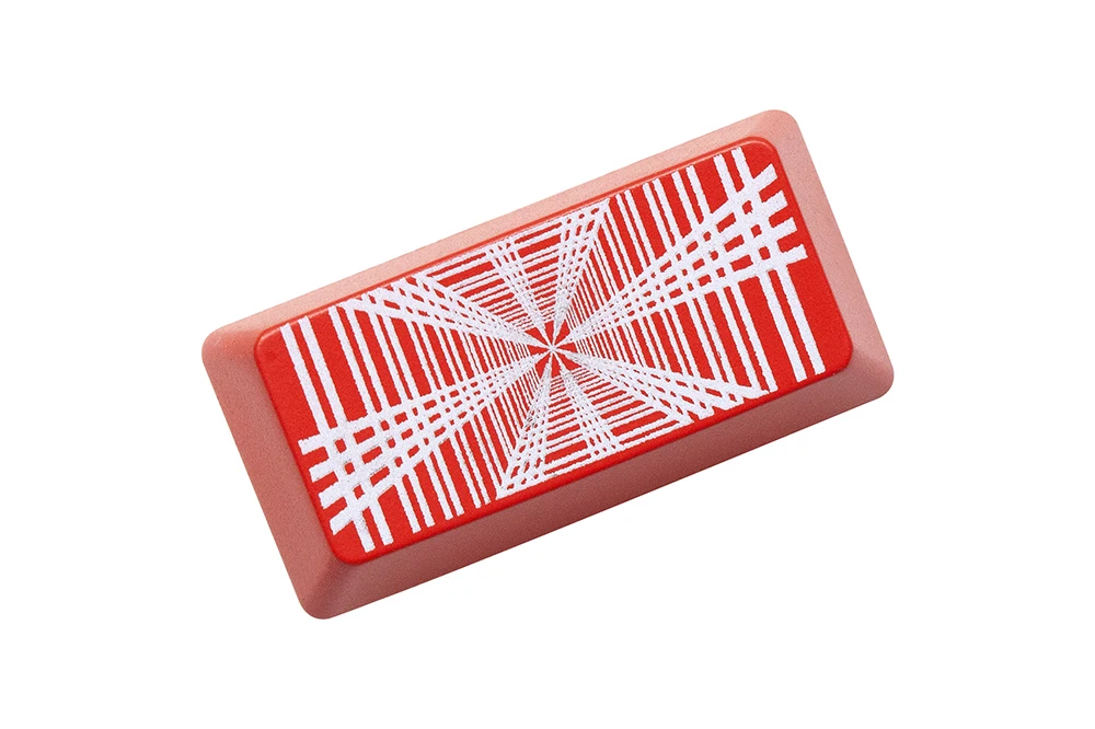 Tutup Tombol Terowongan Ruang Waktu Kebaruan Bersinar Melalui Tutup Tombol ABS Terukir Ruang Belakang Spasi Hitam Merah untuk Keyboard ESC Enter Backspace