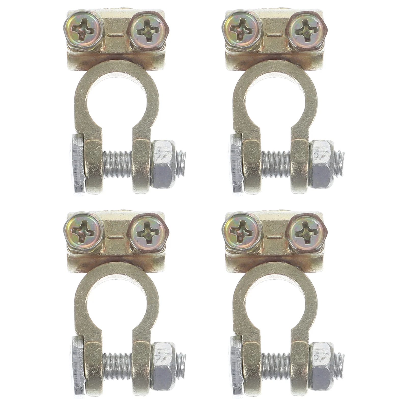 

4Pcs Reliable Terminals Car Cable Clips Anti-Rust Design Tight Grip Easy Installation Connector Connector