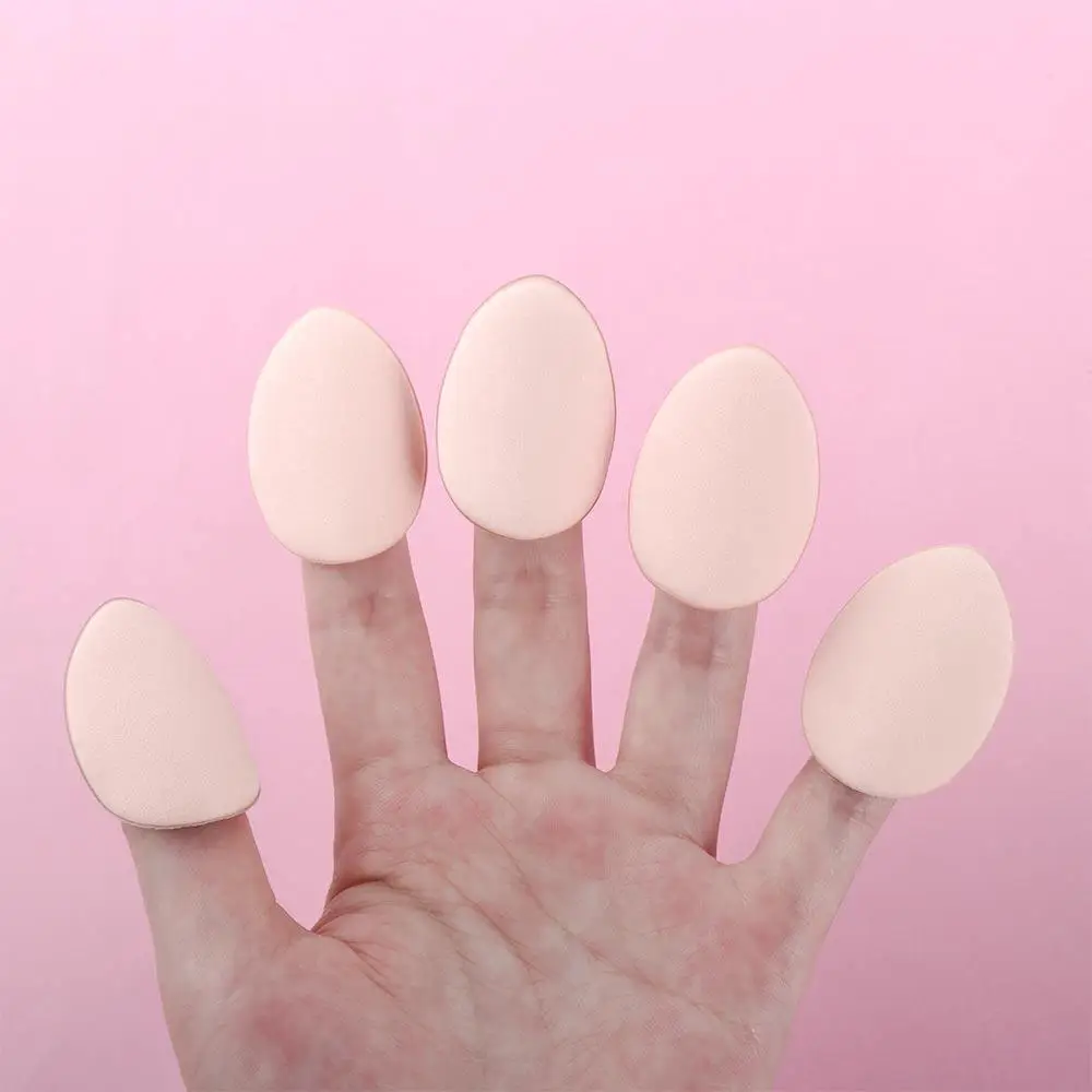 Puff Ferramentas para Fundação Seca e Molhada, Mini Tamanho, Sopro Cosmético, Liquidificador Highlighter, Esponja Puff, Thumb Air Cushion Puff, Ferramenta de Uso Duplo