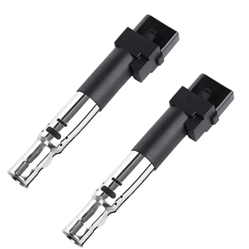 

022905715A 2Pcs Ignition Coils High Voltage Package Auto For VW CC Passat Q7