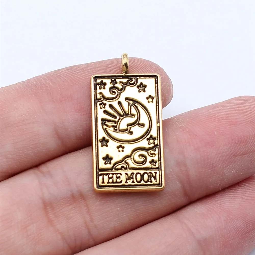 Friendship Puzzle Game Card Tarot Charms Pendant Boys Jewelry Massive Romantic Gifts For